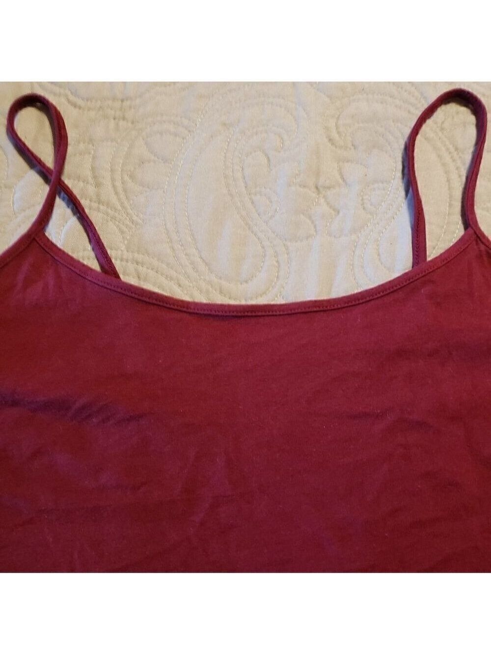 No Boundaries Spaghetti strap in maroon -Size XXL - Picture 3 of 6